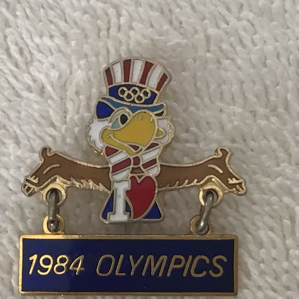 1984 sam the eagle olympic pins History and Impact